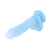 HiSmith HSA80 Silicone Glowing Realistic Dildo KlicLok 9.65 Blue