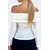 Trend Alacati Stili Ženska bluza dugih rukava Alc-X12624, Bela