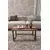 Hanah Home Klub sto Hole Rect, 70x38x42 cm, Smeđi