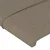 LED uzglavlje smeđesivo 183 x 16 x 118/128 cm od tkanine