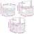 Set vanjskih sofa 6 pcs Bijela i Bež 306 x 128,5 x 73 cm