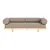 Bež sedežna garnitura 214 cm Stay – Karup