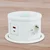 shumee Polnilna vtičnica skrita v mizi, bela, induktivni polnilnik 15W, 2xUSB 16A