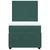 Vidaxl Box spring postelja z vzmetnico temno zelena 80x200 cm žamet