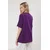 Trendyol Milla Ženska majica TWOSS25TS00146, Ljubičasta