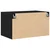 Ormar za Zid Crni hrast 70 x 42.5 x 40 cm Konstruirano drvo