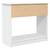 Konzolni stol s ladicama bijeli 85,5x38,5x74,5 cm