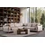 ATELIER DEL SOFA Ugaona sofa-krevet Aqua Corner (L3 + C + 2R)
