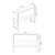 Hanah Home Komoda Luxe 120x80x30cm Zlatno-Antracit