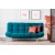 Atelier del Sofa Trosed na razvlačenje Misa 200x95x105cm Petrolej