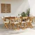 Vanjske bistro stolice 8 pcs Krem bijela 40 x 53 x 80 cm