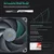 Phanteks Ventilator za kućište T30 PH-F120T30, 120mm, 3000RPM, PWM, 3 Komada, Sivi