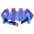 Swimming belt for kids 850 blue/purple
