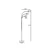 Aberto Design Podna lampa Badi 3, 170 cm, E27, IP20, Crna