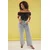 Trendyol Curve Ženska bluza Tbbss25Af00031, Crna
