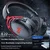 MICROKIA Gaming Bluetooth slušalice, Crne