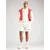 TOMMY HILFIGER Hlače mornarska/rdeča/bela