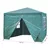 MULTIGARDEN Baštenski šator, 3x3m, 4 strane, Green