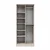 Hanah Home BA258 ormar 90 × 210 × 57,5 cm, peščana