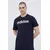 adidas Majica Essentials Single Jersey Linear Embroidered Logo T-Shirt IC9275 Modra Regular Fit