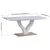 MID.YOU Jedilna Miza Jade Az, Bela, 140-180x90