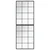 Zidna ogledala 2 kom crna 80x60 cm metalna