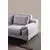 Atelier del Sofa Ugaona garnitura na razvlačenje Aqua, 225x275x100 cm, Siva