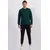 TUDORS Muška trenerka, Slim Fit, Antacit