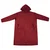 Deka majica s kapuljačom Bordeaux Crvena m Flanel