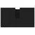 Toaletna jedinica Crna 60 x 35 x 60 cm Konstruirano drvo