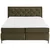 Boxxx BOXSPRING POSTELJA 160 cm  x 200 cm , tekstil temno zelena