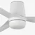 FARO 33832WT-1TW- LED prigušiva ventilator MINI PUNT TUB S 10W/230V, bela, prečnik 90 cm WT + daljinski upravljač