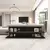 Hanah Home Klub sto Mela, 180x52x22 cm, Crni