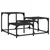 Stolić za kavu crni 68x68x40 cm od konstruiranog drva
