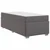 vidaXL Konstrukcija postelje Siva 90 x 200 cm PVC