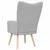 Vidaxl Relaksacijski stol Cloud Grey Fabric
