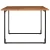 Blagovaonski stol 200 x 100 x 75 cm od masivno drvo bagrema