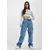 DEF Cargo Pants Denim Light Blue Denim