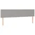 Vidaxl Box spring postelja z vzmetnico LED sv. siva 120x190 cm blago