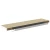 Plutajuće zidne police 2 kom hrast i bijele 120x23,5x3,8 cm MDF