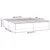 Vidaxl Box spring postelja z vzmetnico krem 180x200 cm blago