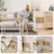 HANAH HOME Radni sto Worker Atlantic Pine