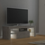 TV ormarić s LED svjetlima siva boja betona 120 x 35 x 40 cm
