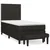 Box spring krevet s madracem crni 90x190 cm od tkanine