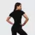 GymBeam Ženska majica kratkih rukava FIT Black