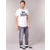 Lonsdale Majice s kratkimi rokavi LOGO Bela