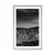 Plakat s paspartujem Narodni park Death Valley v Ameriki v črnobeli varianti - 40x60 no frame