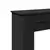 Okvir za kamin crni 90 x 30 x 90 cm od konstruiranog drva