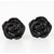 Uhani Black Rose - ALCHEMY GOTHIC - E339