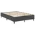 Vidaxl Boxspring postelja temno siva iz blaga 140x200 cm